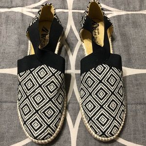 Aztec Pattern Espadrille Style Shoes